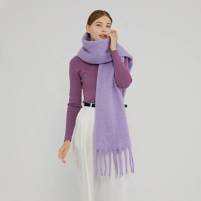 Women's Solid Winter Wrap Scarf