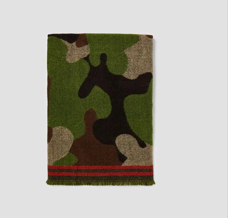 Women's Leopard Print Winter Scarf