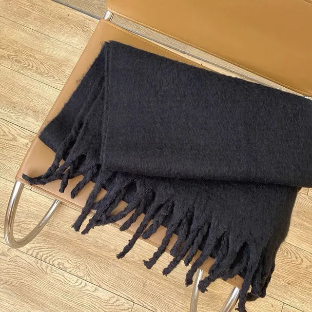 Women's Solid Winter Wrap Scarf