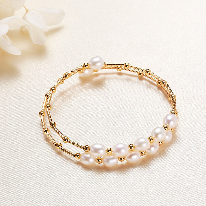 Women's Baroque Bangle Bracelet Set