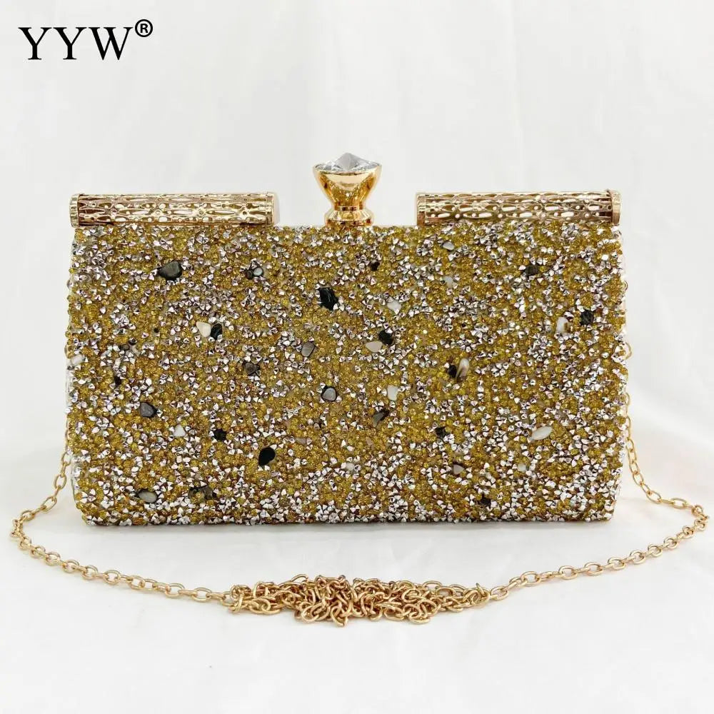 Women's Elegant Chain-Strap Evening Clutch