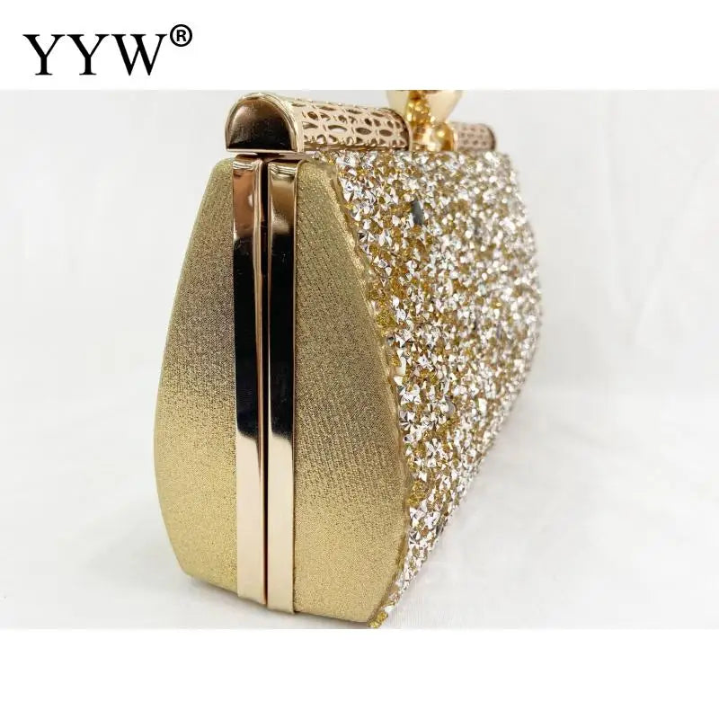 Women's Elegant Chain-Strap Evening Clutch