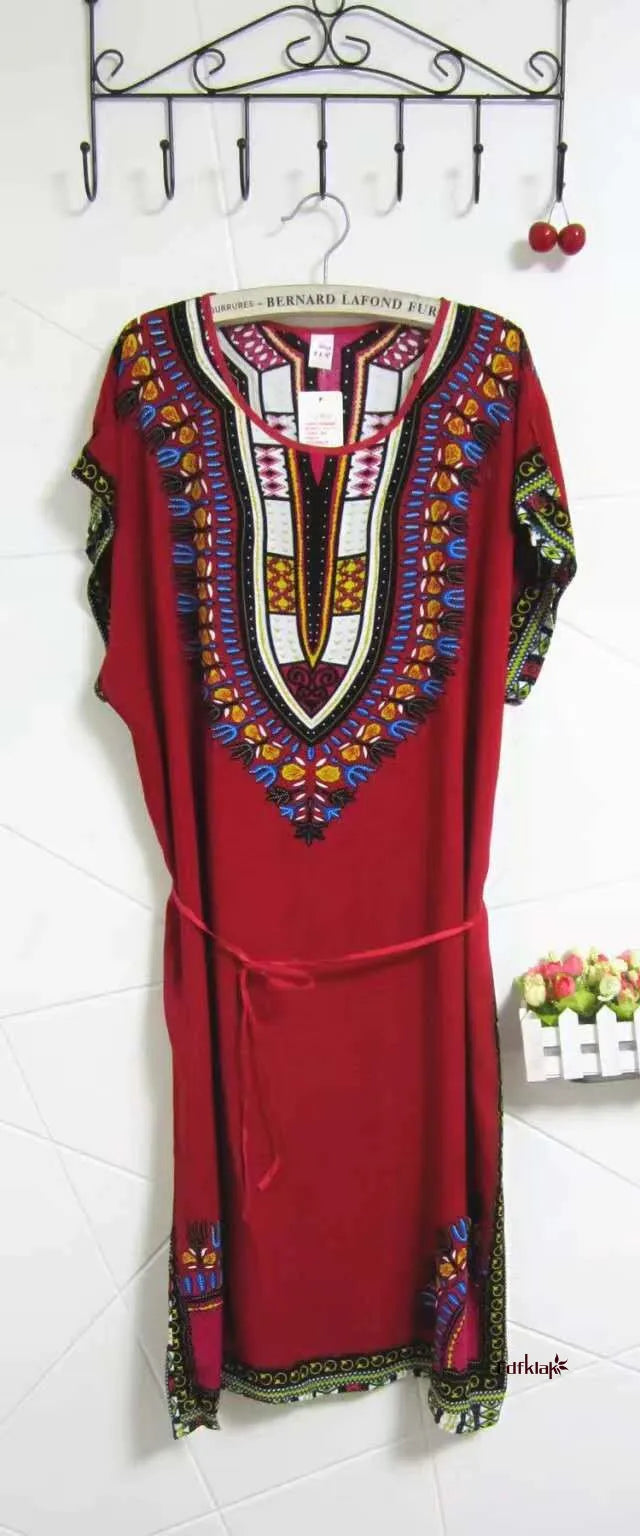 Women's Vintage Cotton Nightgown with Belt