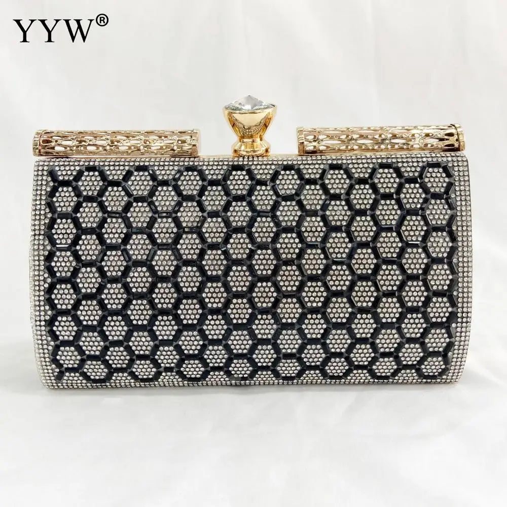 Women's Elegant Chain-Strap Evening Clutch