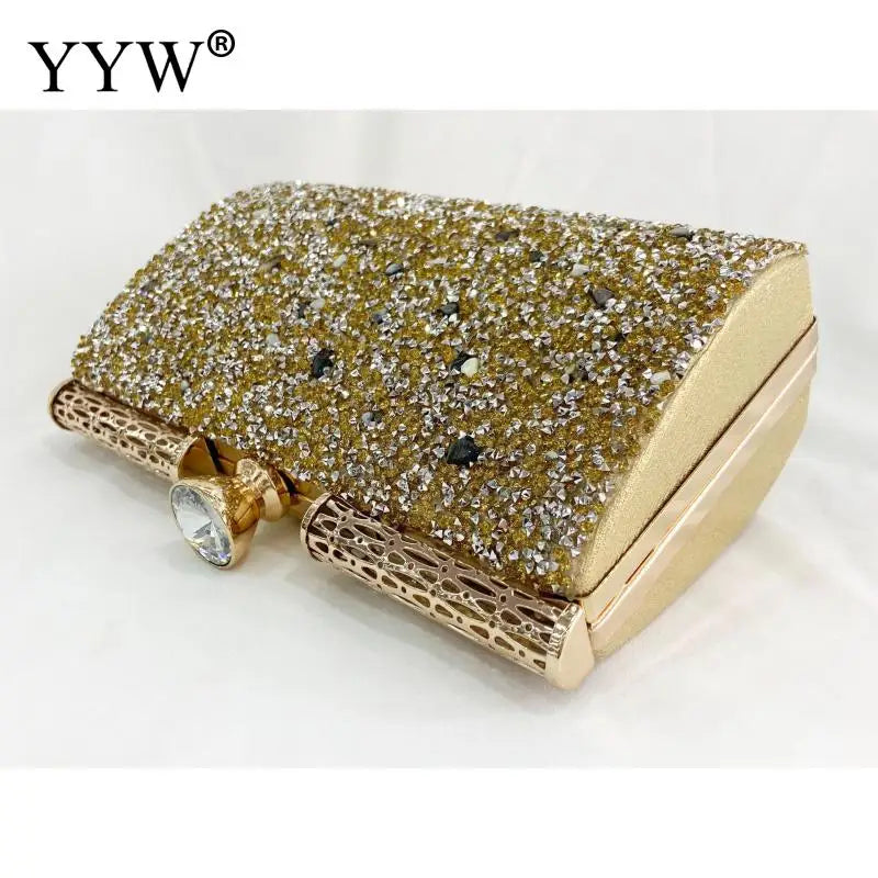 Women's Elegant Chain-Strap Evening Clutch