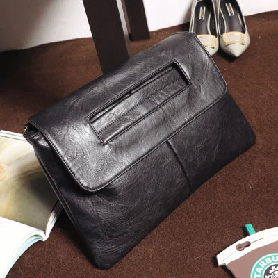Women's PU Leather Laptop Messenger Bag