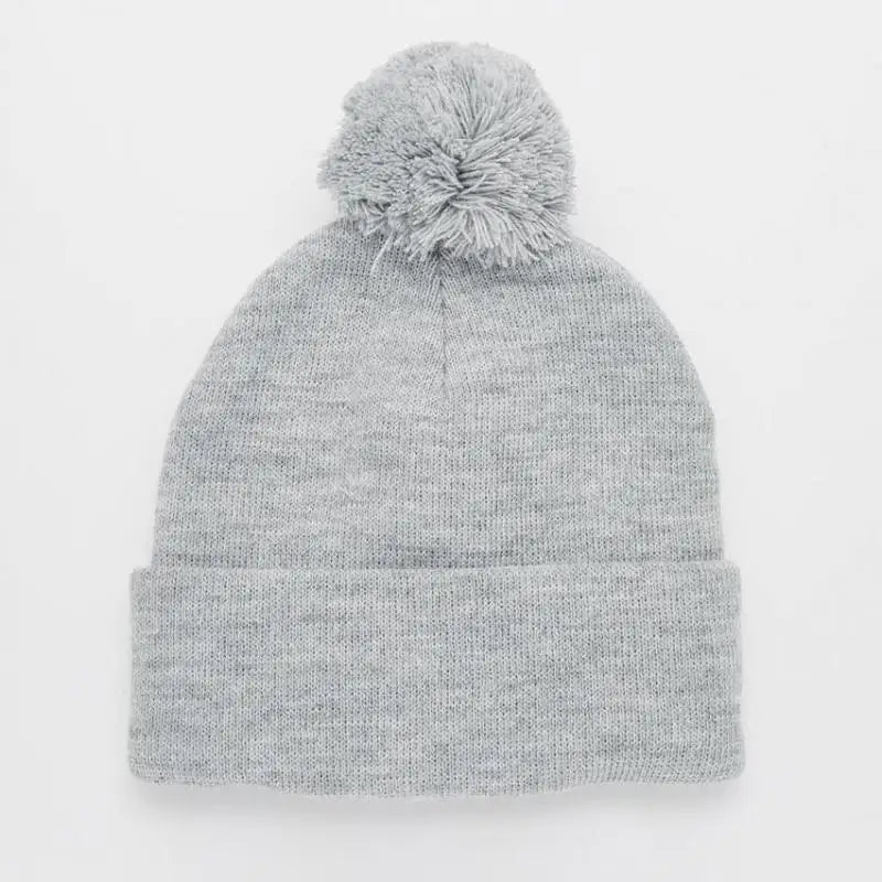 Unisex Pom-Pom Knit Beanie
