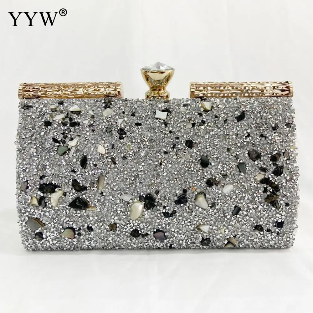 Women's Elegant Chain-Strap Evening Clutch