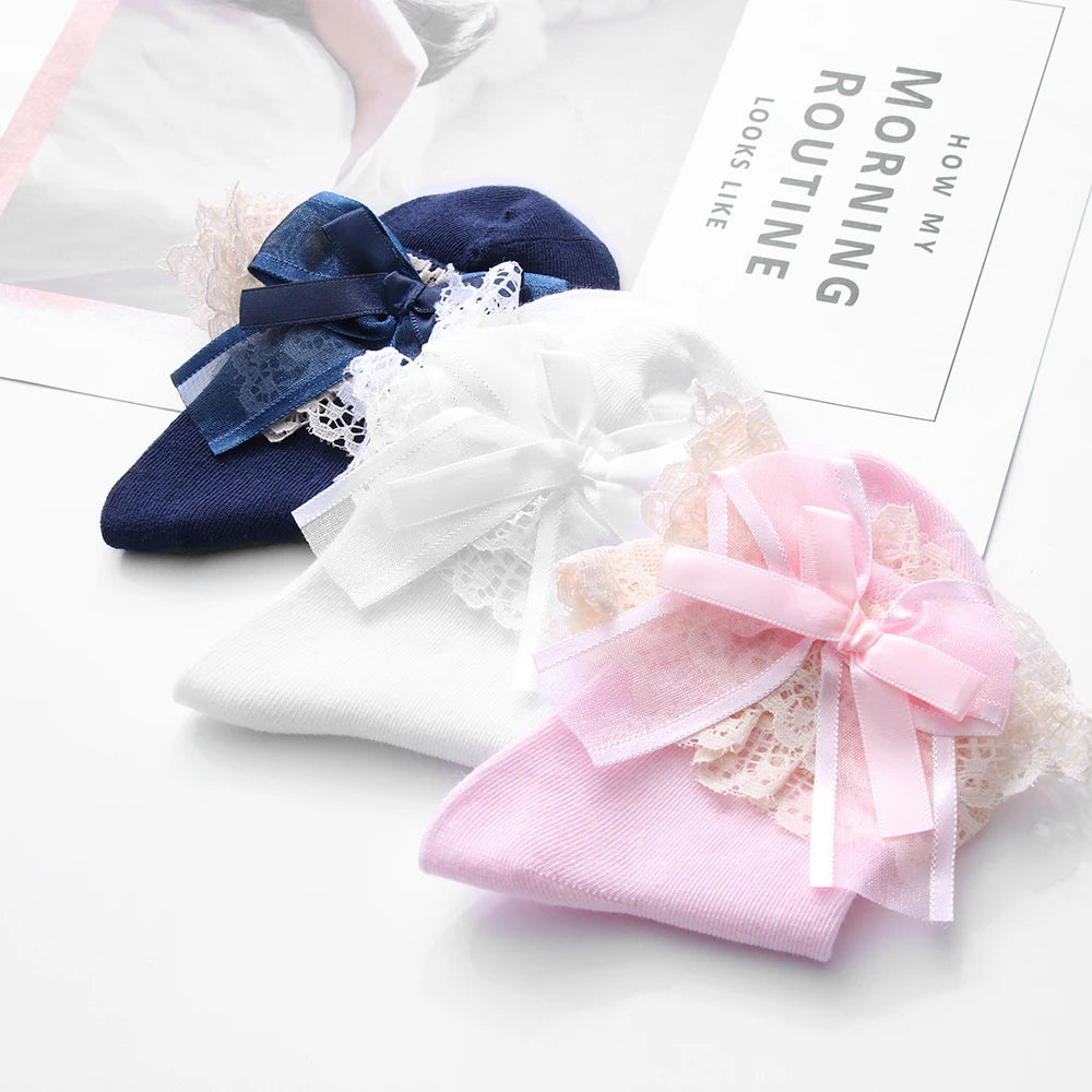 Women's Lace Ruffle Ankle Socks, 2-Pack