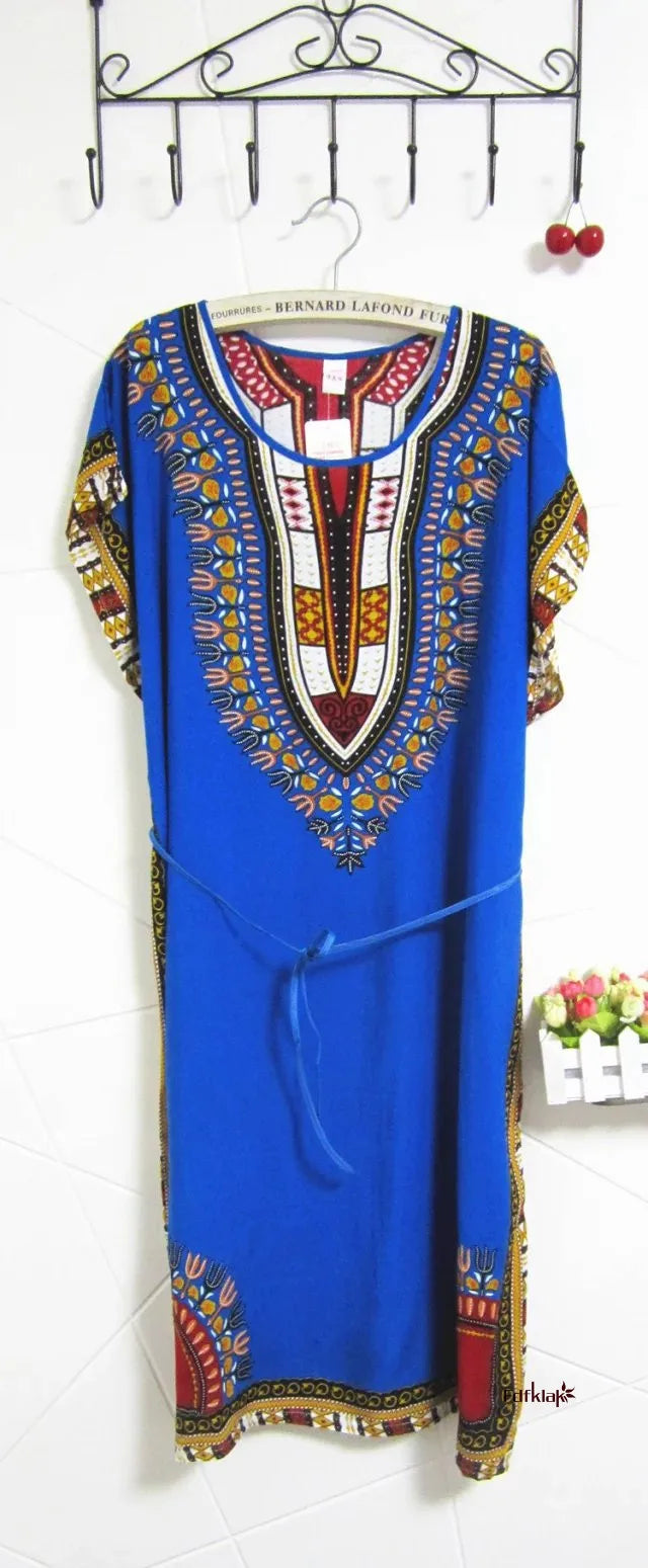 Women's Vintage Cotton Nightgown with Belt