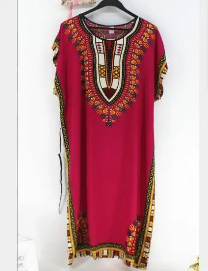 Women's Vintage Cotton Nightgown with Belt