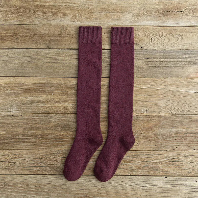 Women's Thermal Knee-Length Winter Socks