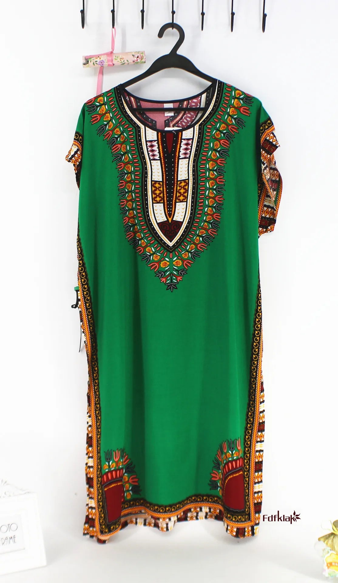 Women's Vintage Cotton Nightgown with Belt