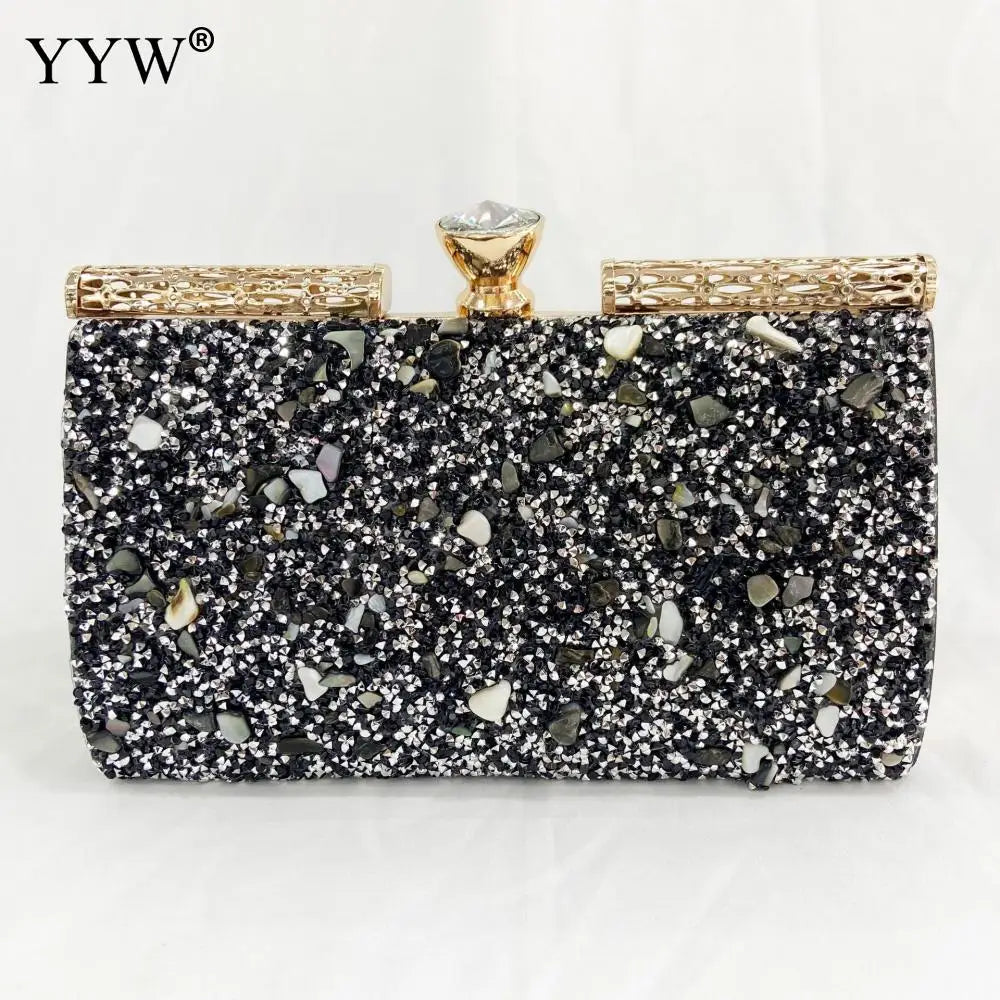 Women's Elegant Chain-Strap Evening Clutch