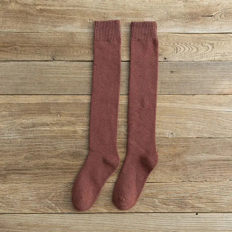 Women's Thermal Knee-Length Winter Socks