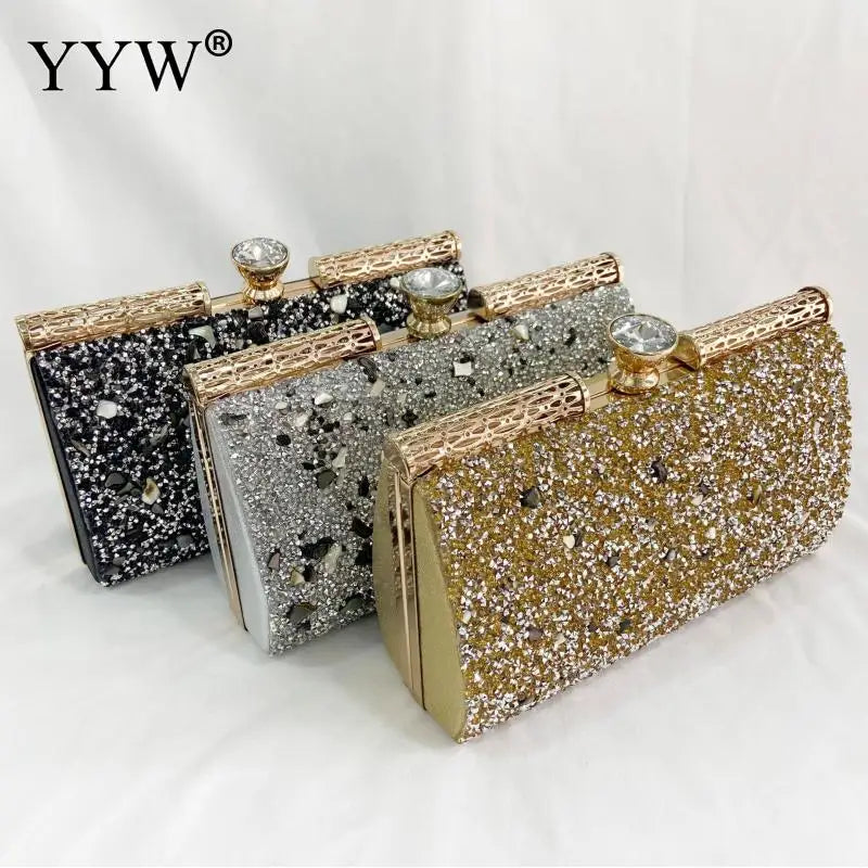 Women's Elegant Chain-Strap Evening Clutch