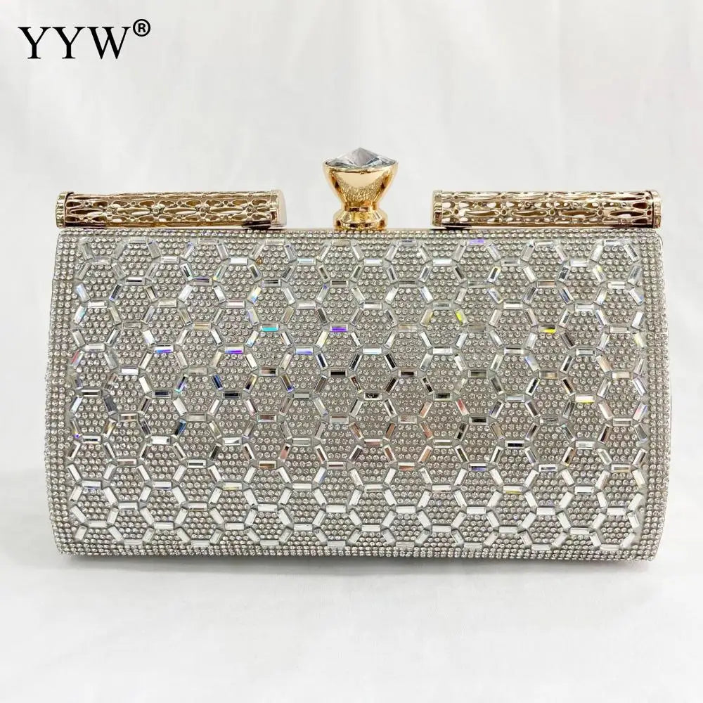 Women's Elegant Chain-Strap Evening Clutch