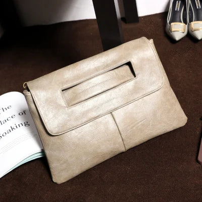 Women's PU Leather Laptop Messenger Bag