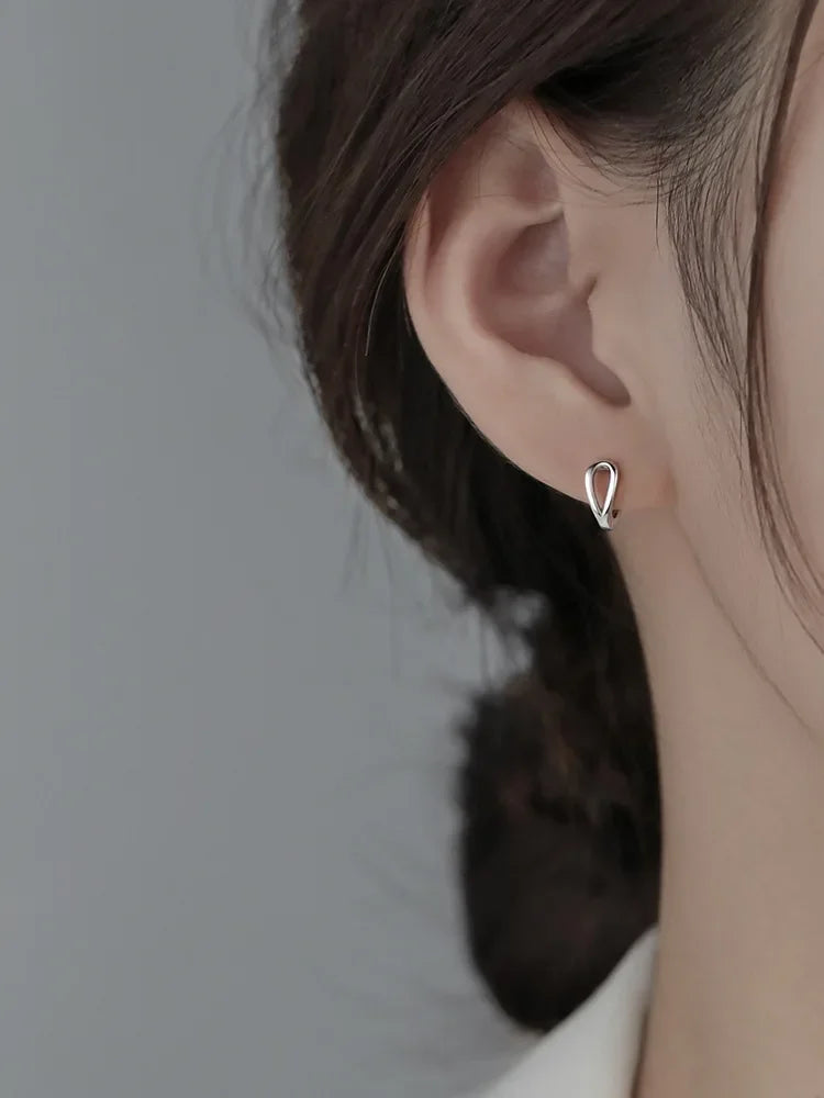 Women's 925 Sterling Silver Water Drop Earrings