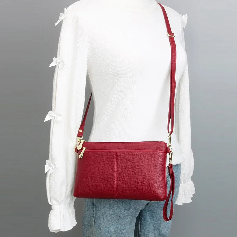 Women's PU Leather Clutch Crossbody