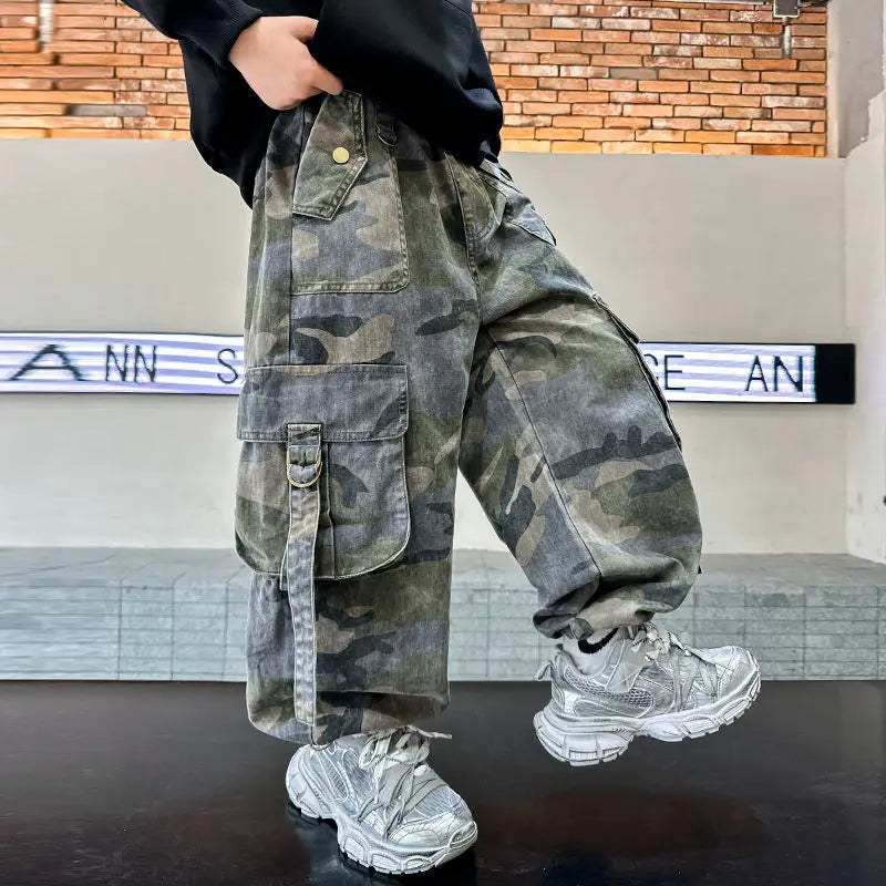 Boys' Camouflage Cargo Pants