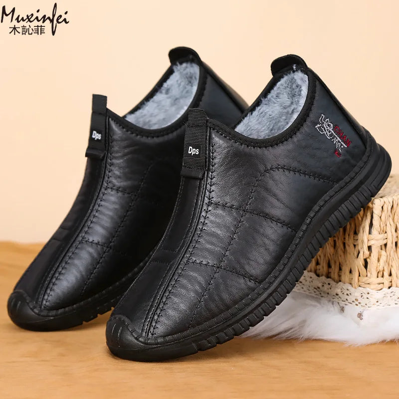 Men's Plush Winter Snow Boots