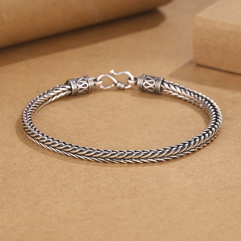 925 Sterling Silver Chain Bracelet