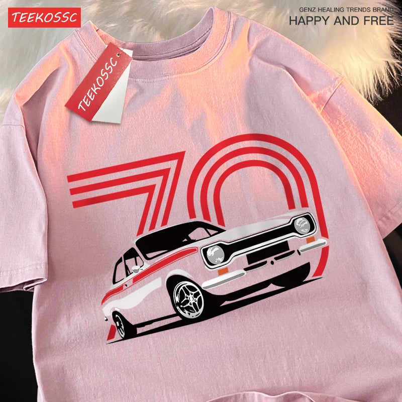 Vintage Old Car 70th Anniversary T-Shirt