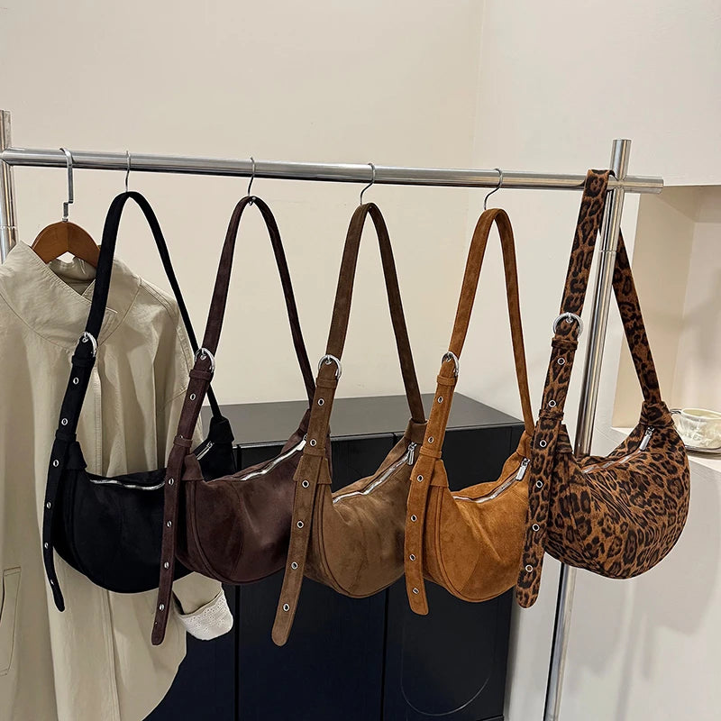 Women's Velvet Crossbody Shoulder Bag