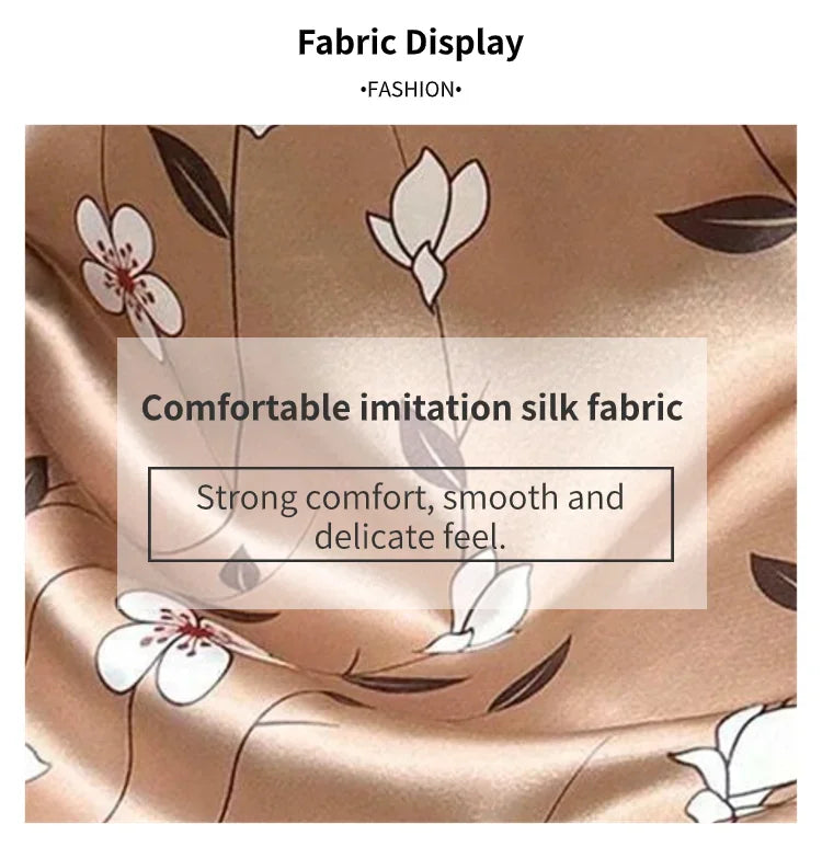 Young Women's Floral Satin Nightgown