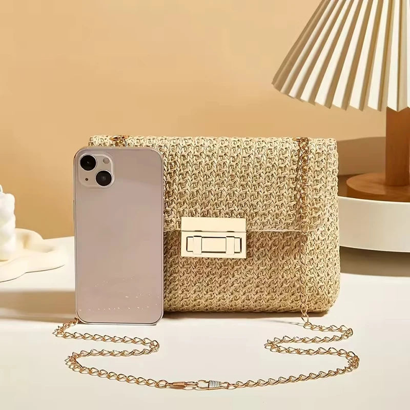 Women's Chain-Strap Crossbody Bag