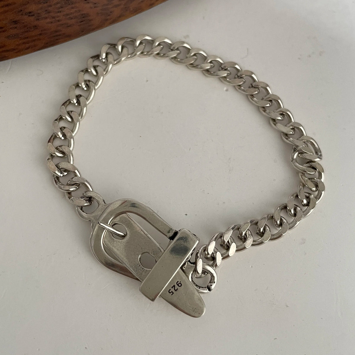 Sterling Silver Heart Chain Bracelet