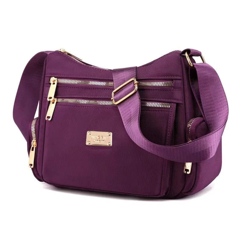 Women's Multi-Layer Zip Handbag
