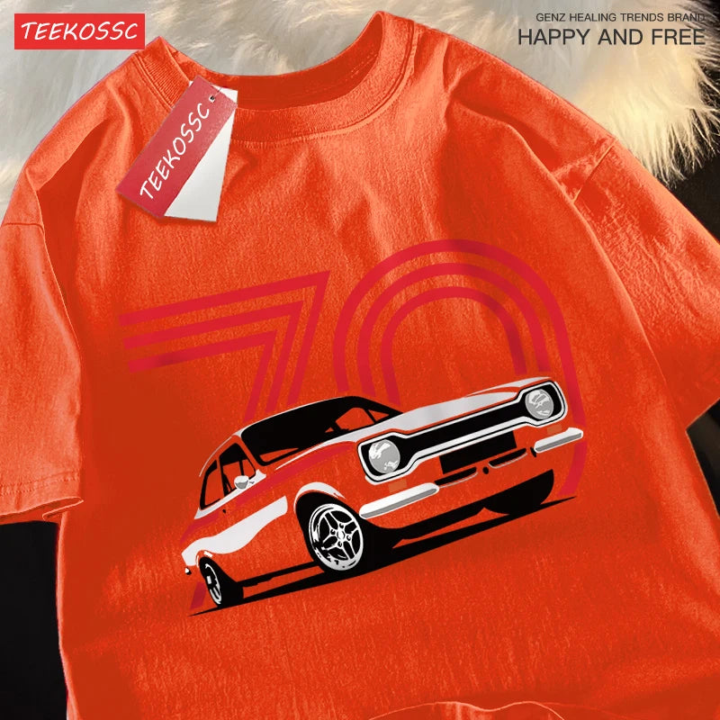 Vintage Old Car 70th Anniversary T-Shirt