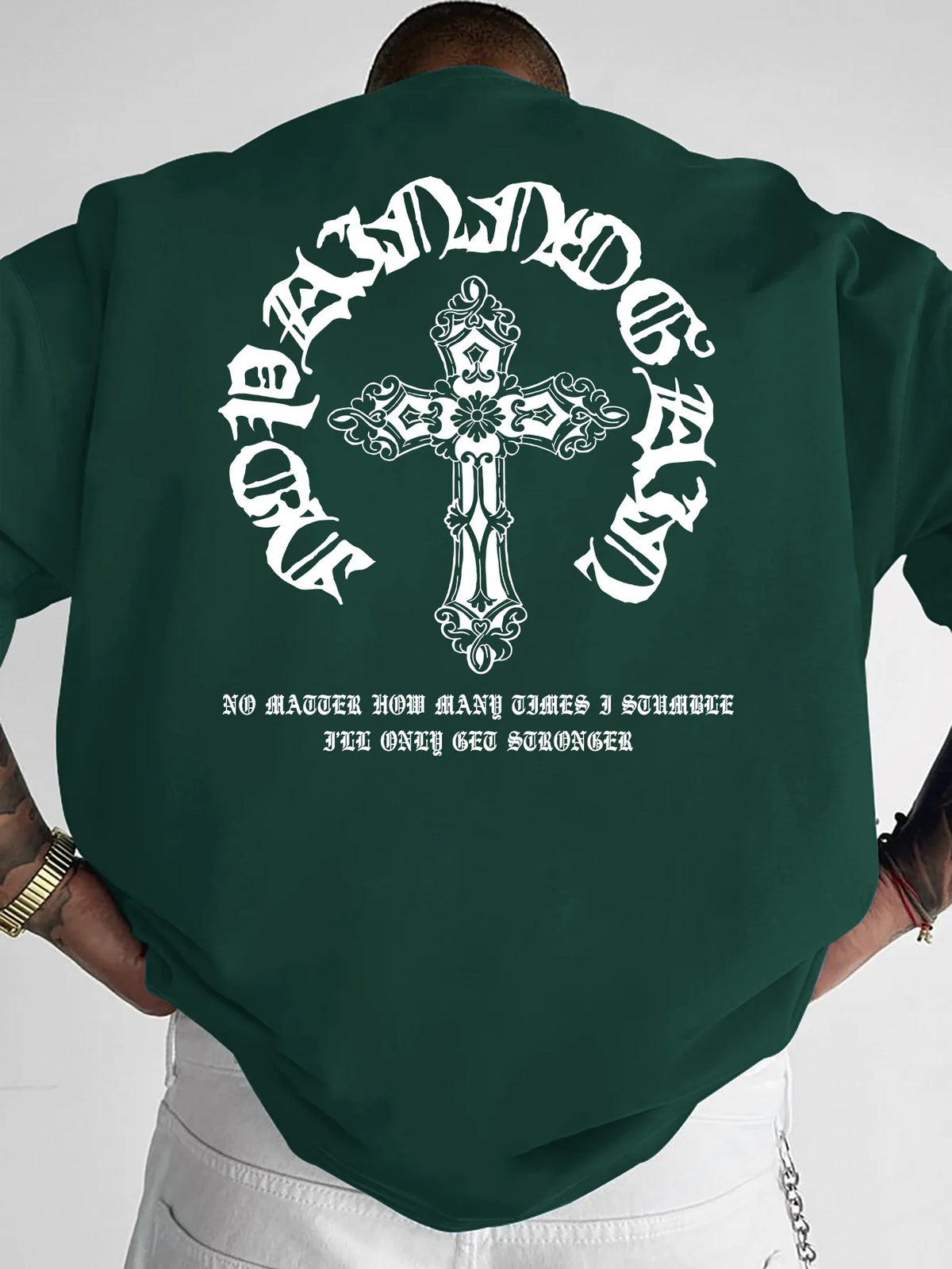 Men's Gothic Cross Graphic Tee