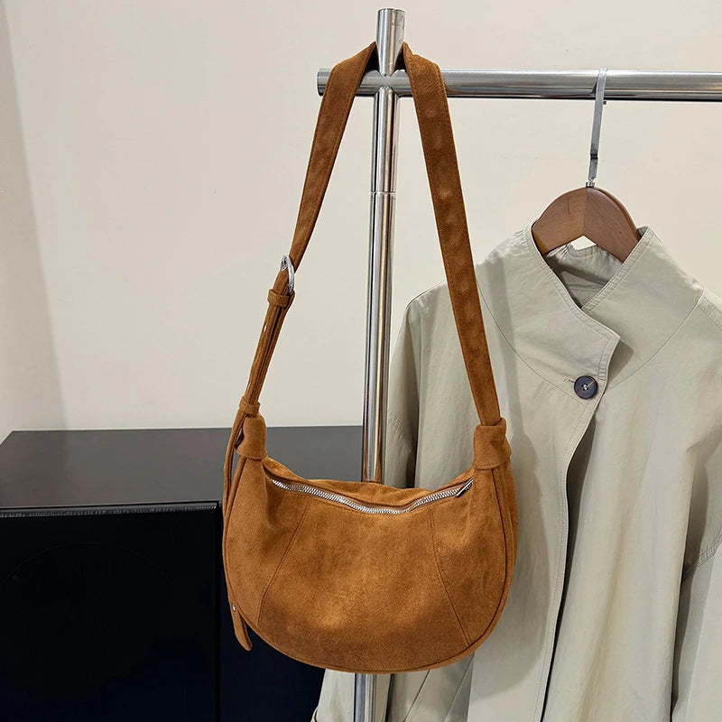 Women's Velvet Crossbody Shoulder Bag