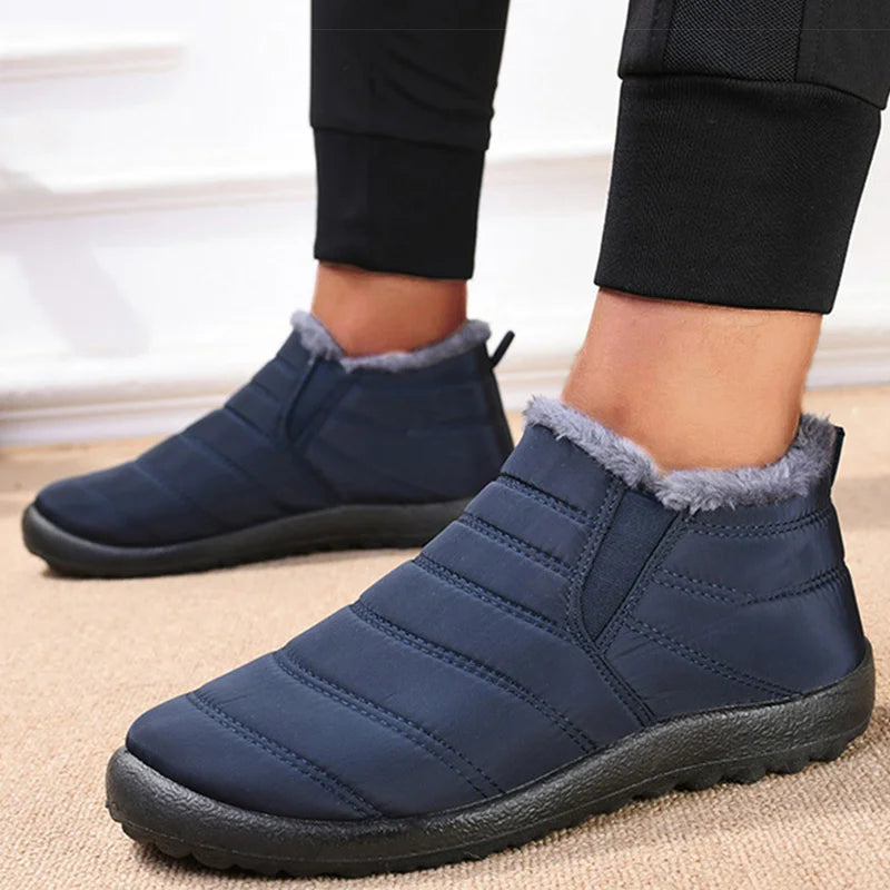 Men's Fur Slip-On Winter Boots