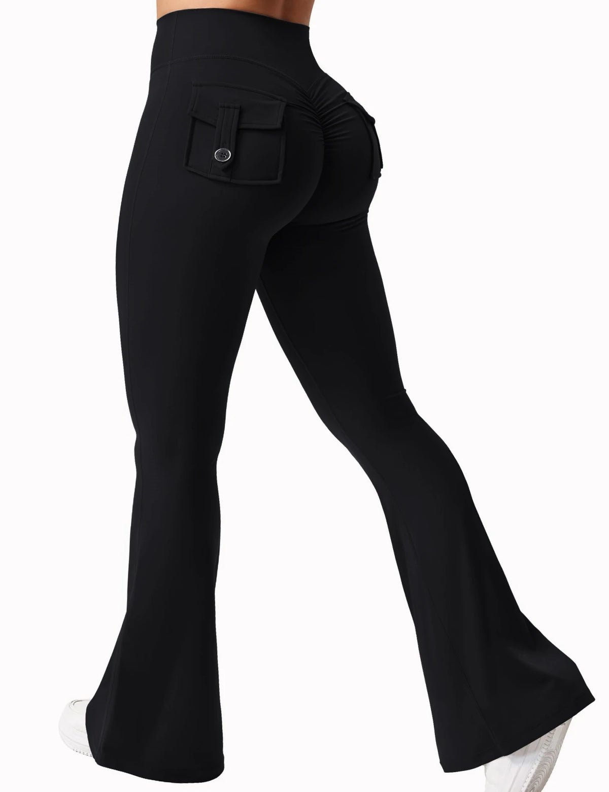 Women's Wide-Leg Yoga Leggings with Pockets