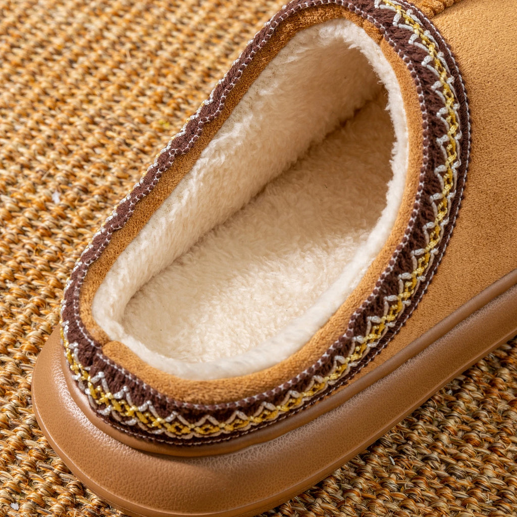 Men's Plush Fleece-Lined Slippers