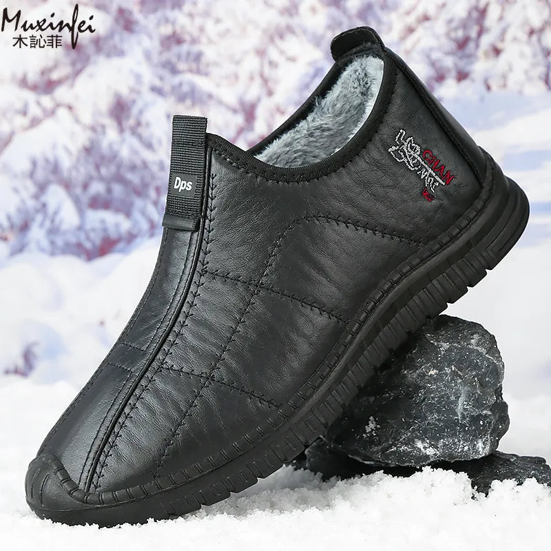 Men's Plush Winter Snow Boots