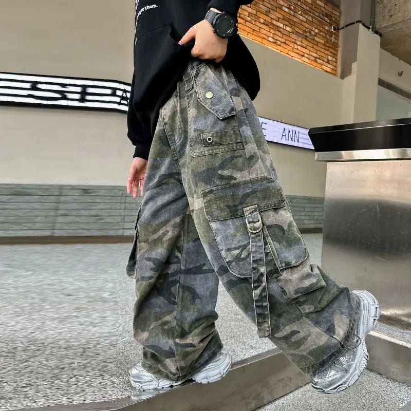 Boys' Camouflage Cargo Pants