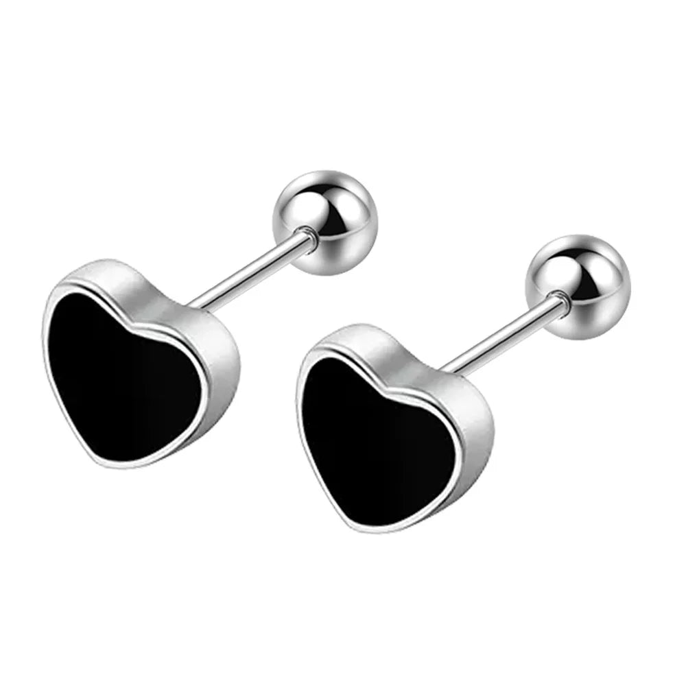 Sterling Silver Hollow Butterfly Stud Earrings