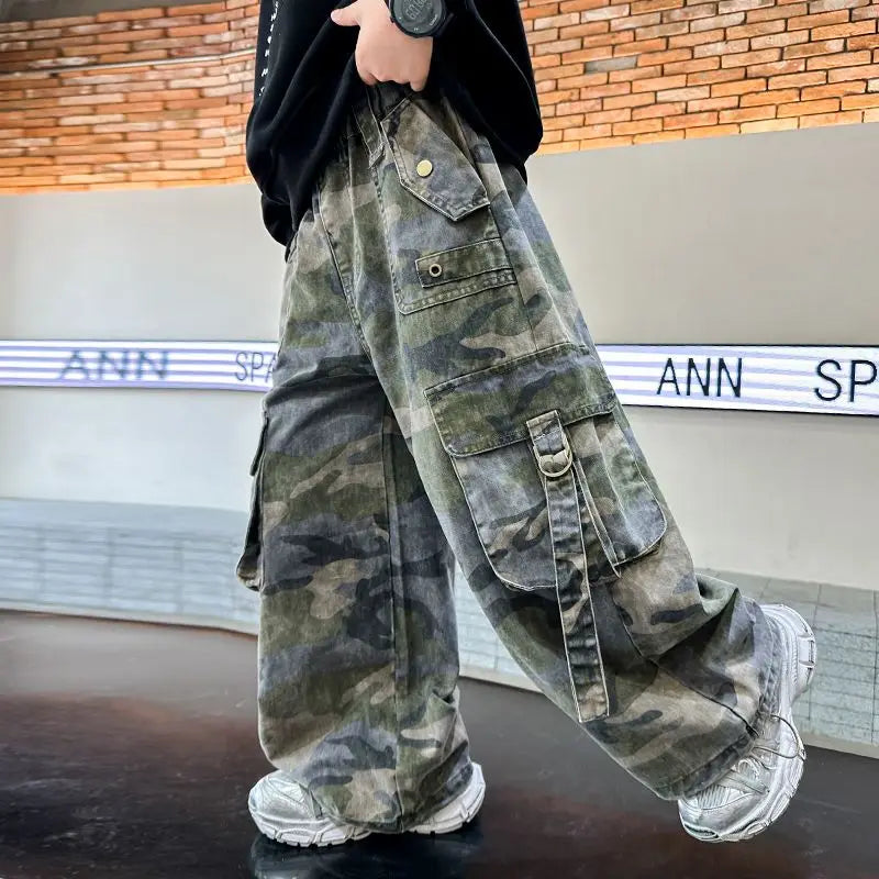 Boys' Camouflage Cargo Pants