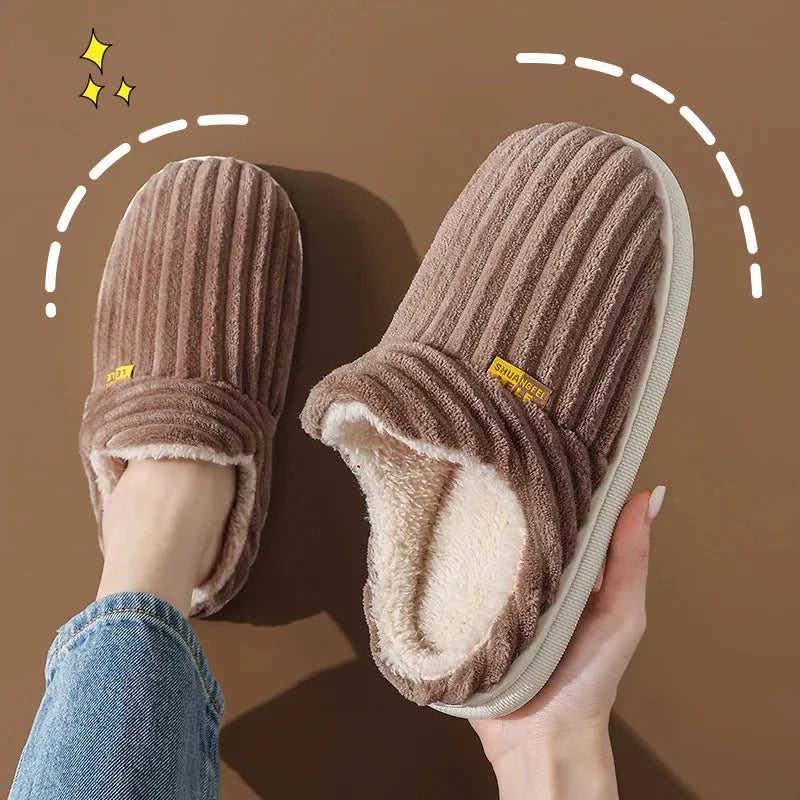 Men's Fluffy Fur Slippers