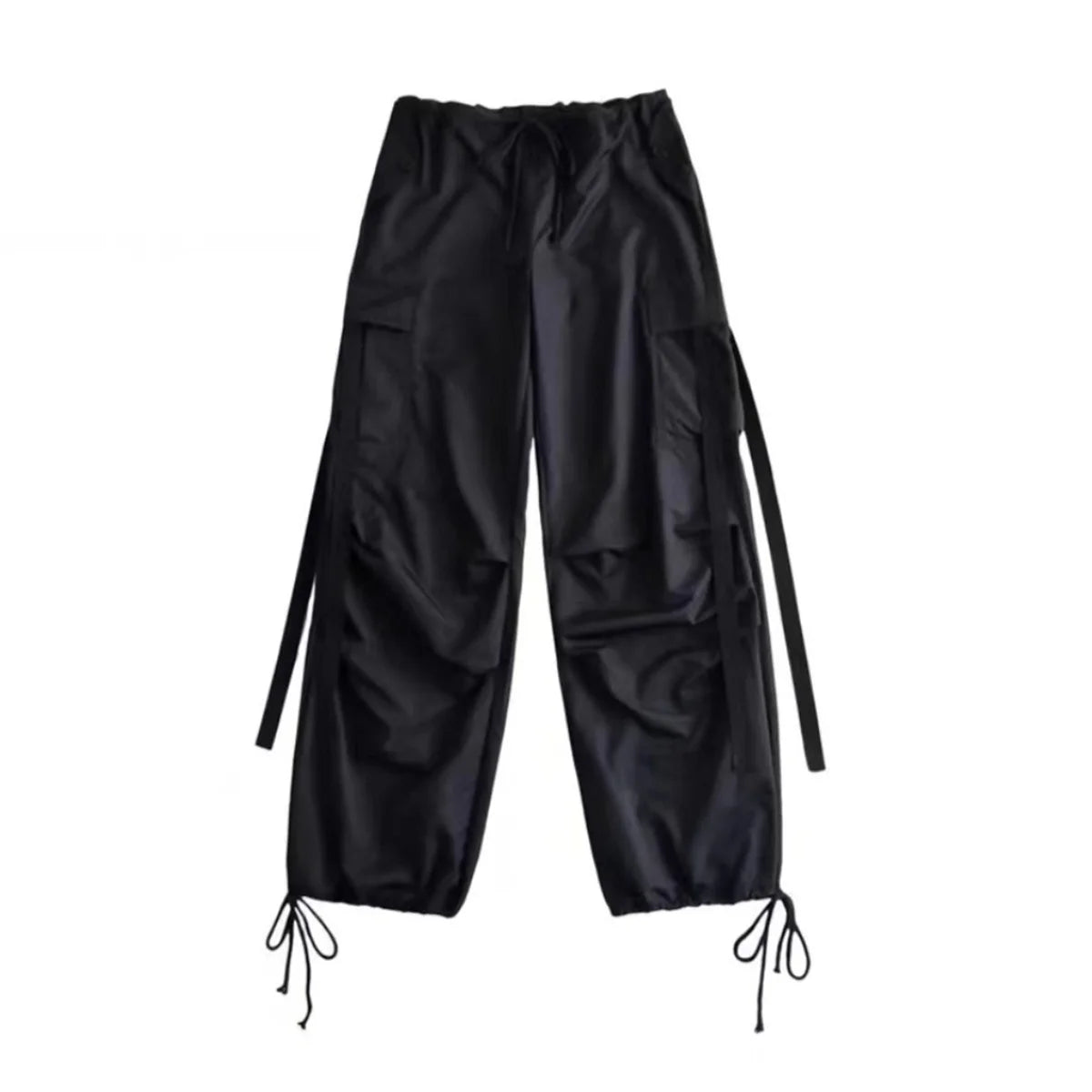 Women's Red Cargo Joggers