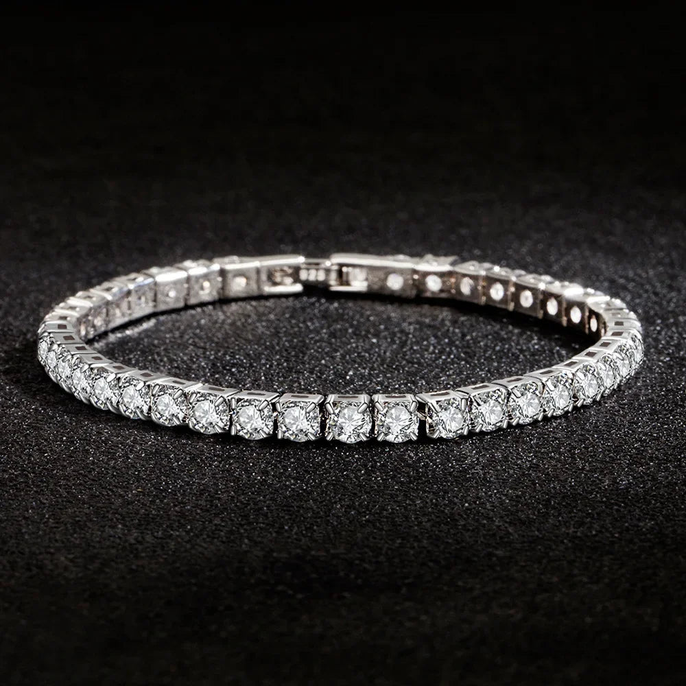 Sterling Silver Zirconia Tennis Bracelet