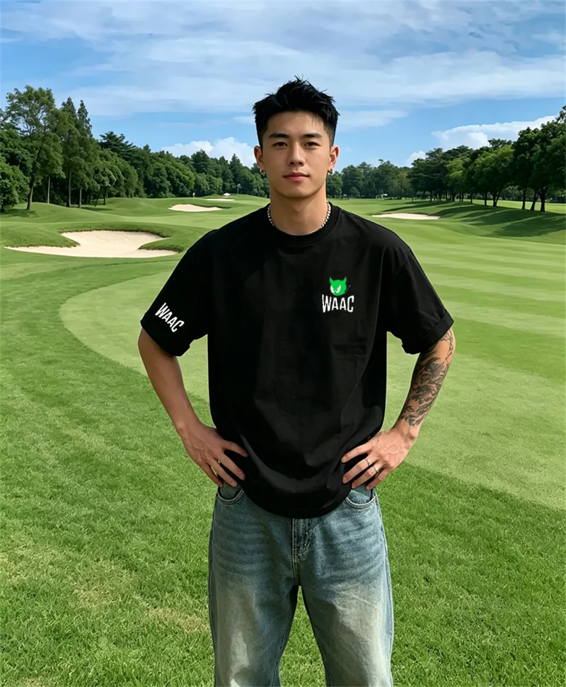 Men's Oversized Golf Graphic Tee