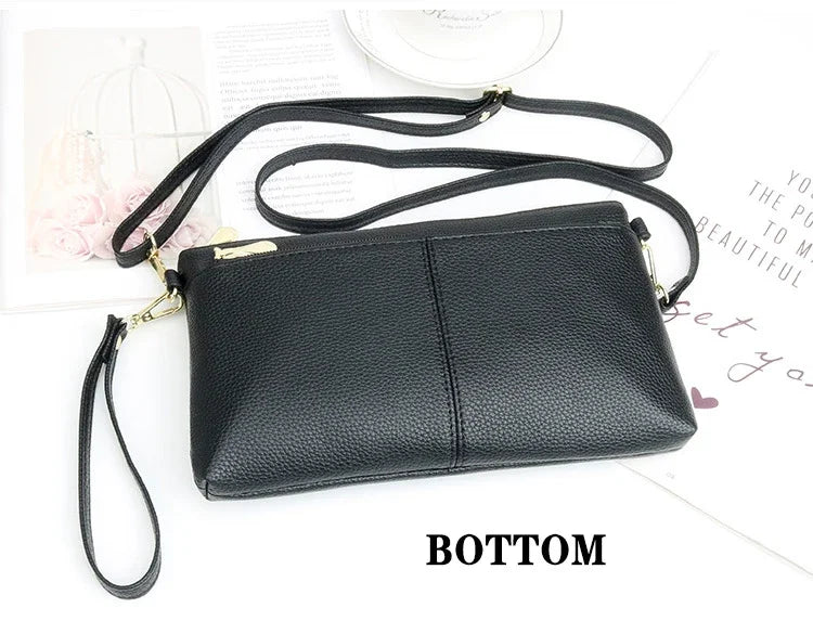 Women's PU Leather Clutch Crossbody