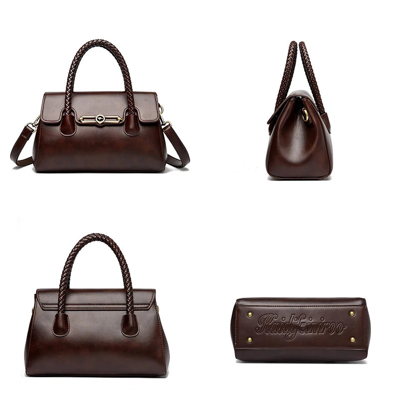 Women's PU Leather Messenger Shoulder Bag