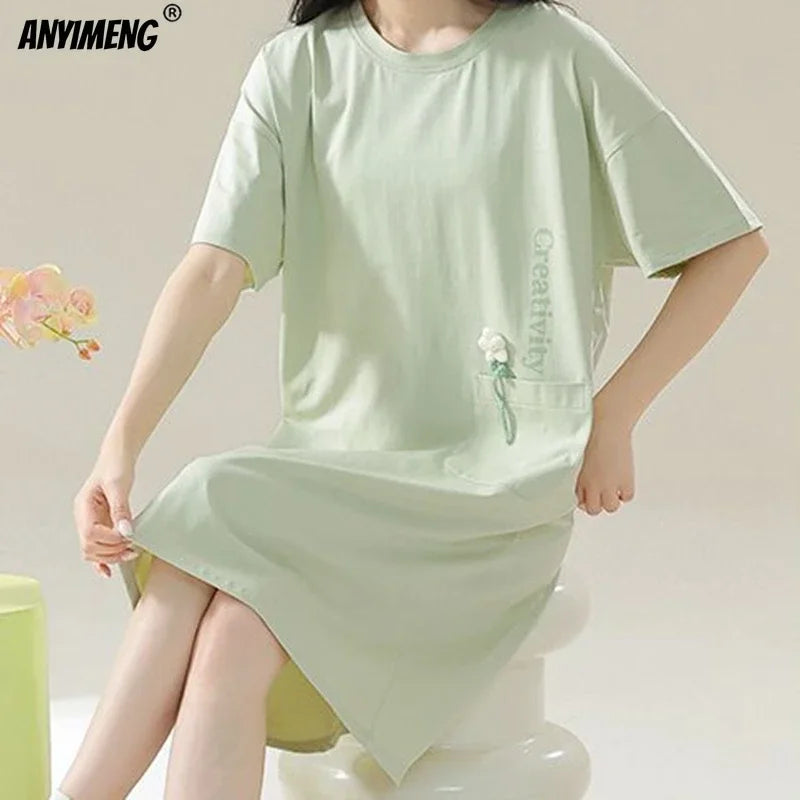 Happy Critters Cotton Nightgown